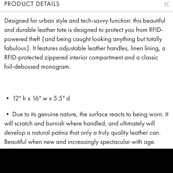 Mark & Graham BROOKLYN CARRYALL NWOT - Picture 15 of 16